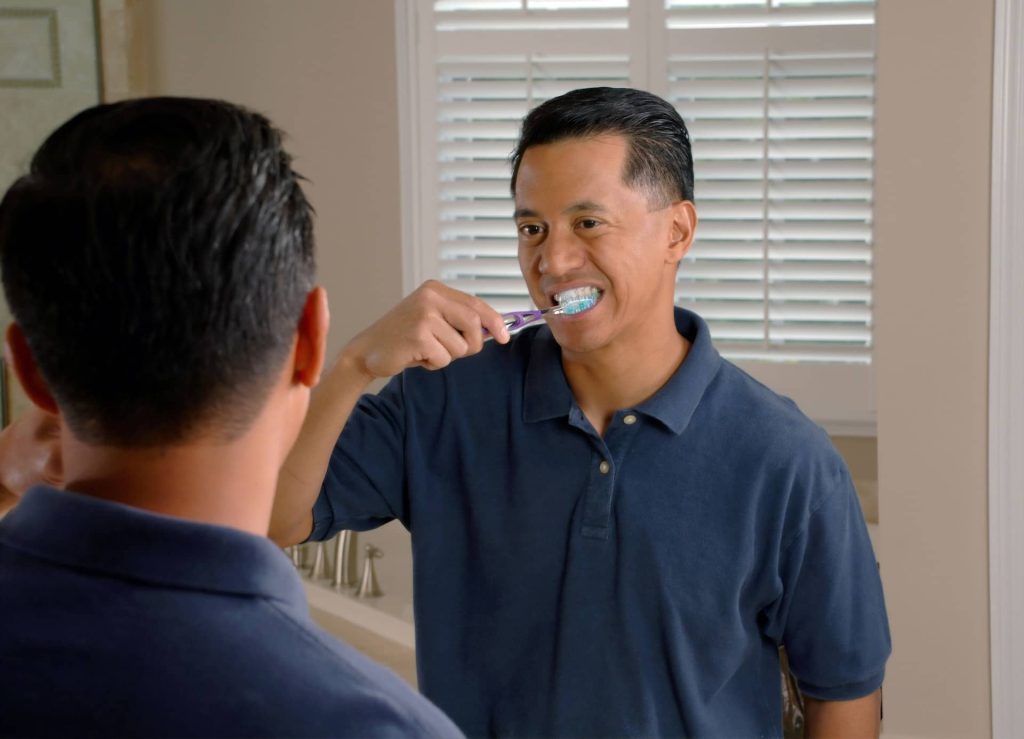 Teeth brushing